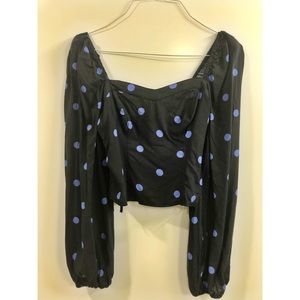 Free People Bustier style crop top, size small